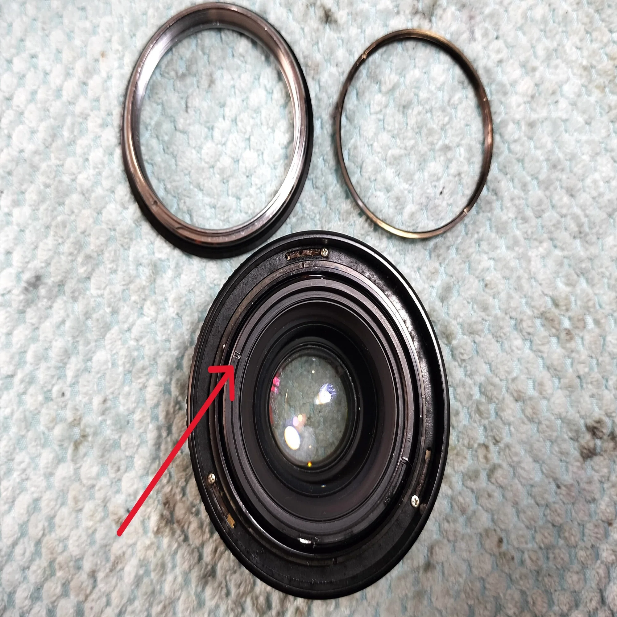 Canon FD 55mm F/1.2の分解｜フィルムカメラ修理のアクアカメラ