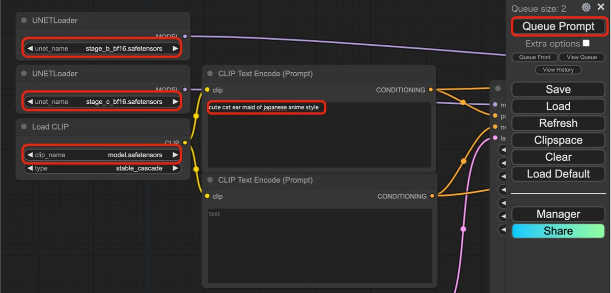 ComfyUI で Stable Cascade を試す｜npaka