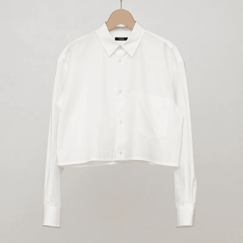 イレーブ　コットンタイプライターシャツ2024 シルエットに変化を【YLEVE】COTTON TYPEWRITER SHORT SH