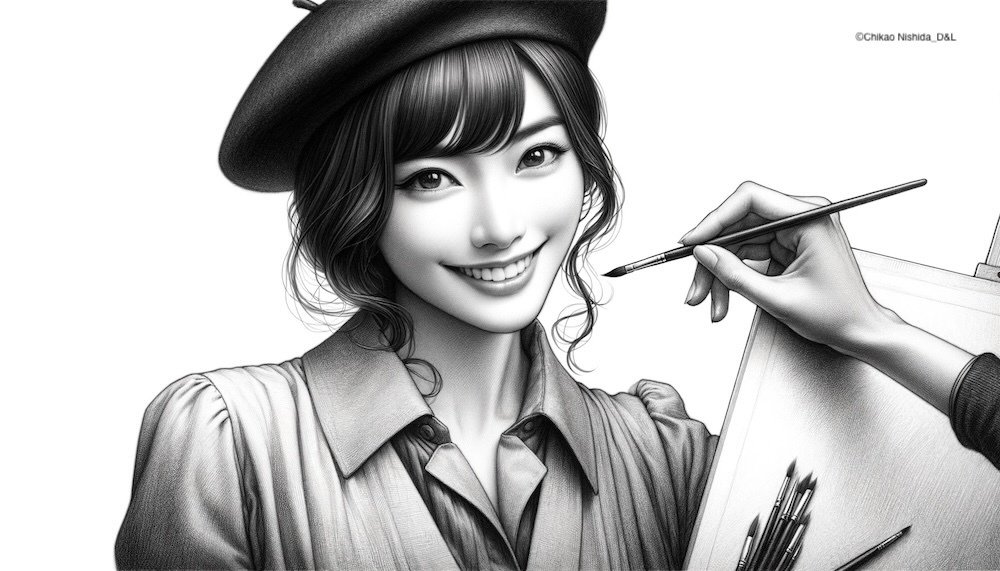 DALL-Eが描く、「今日の鉛筆画」。｜西田親生