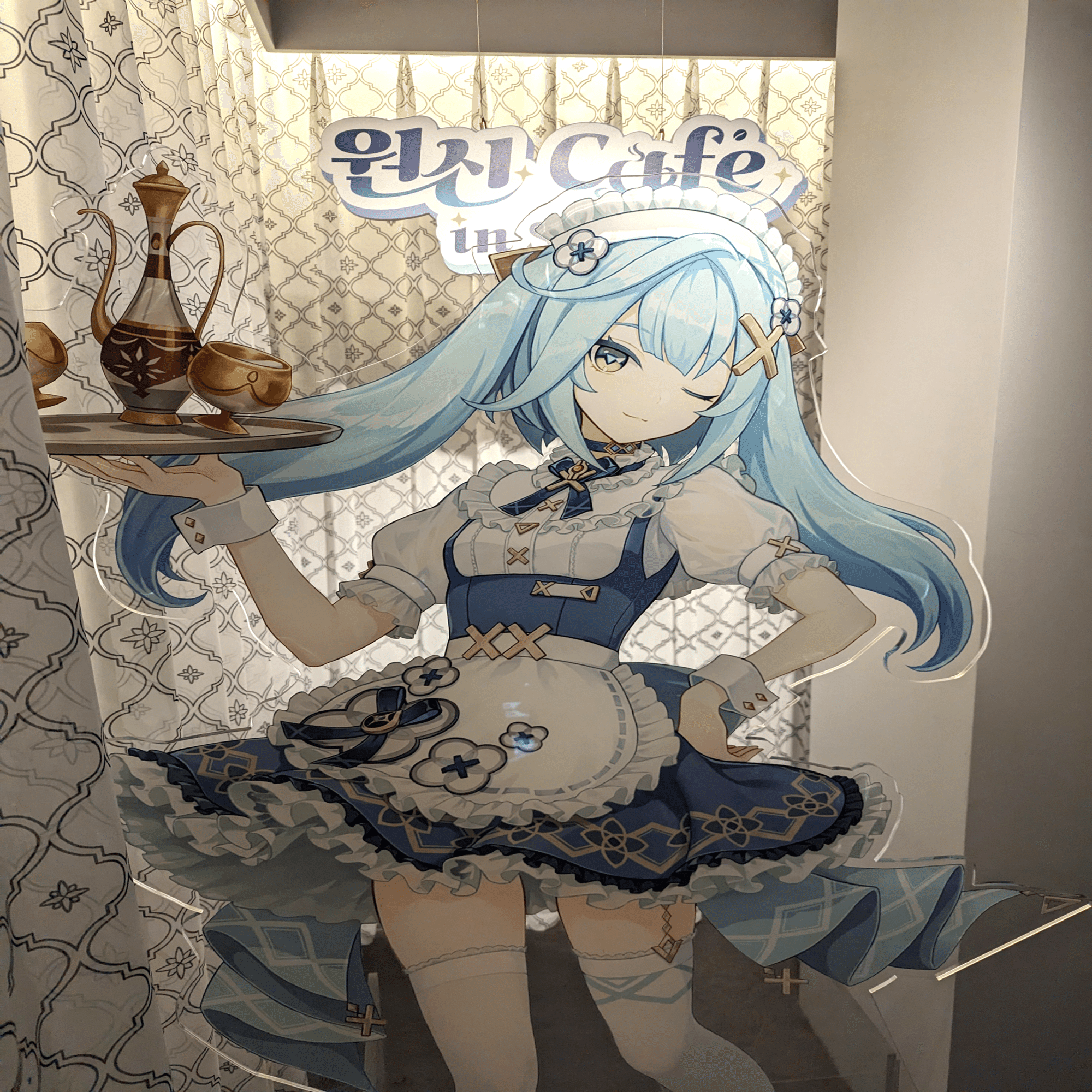 2024.02.22＆2024.02.24 원신 Cafe in Seoul（原神カフェinソウル