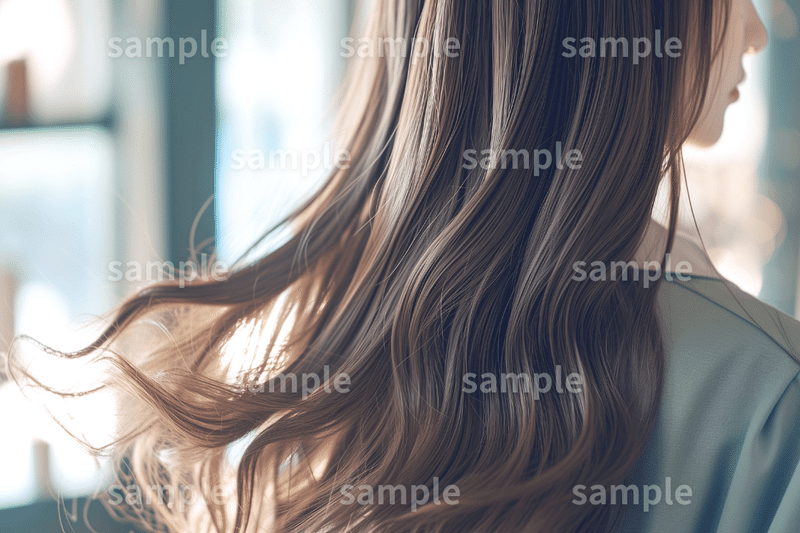 【美女】「茶髪に染めた女性」のフリー素材3枚セット｜ヘアカラー・パーマ・ヘアサロン・カットモデルのイメージ画像に｜FREE