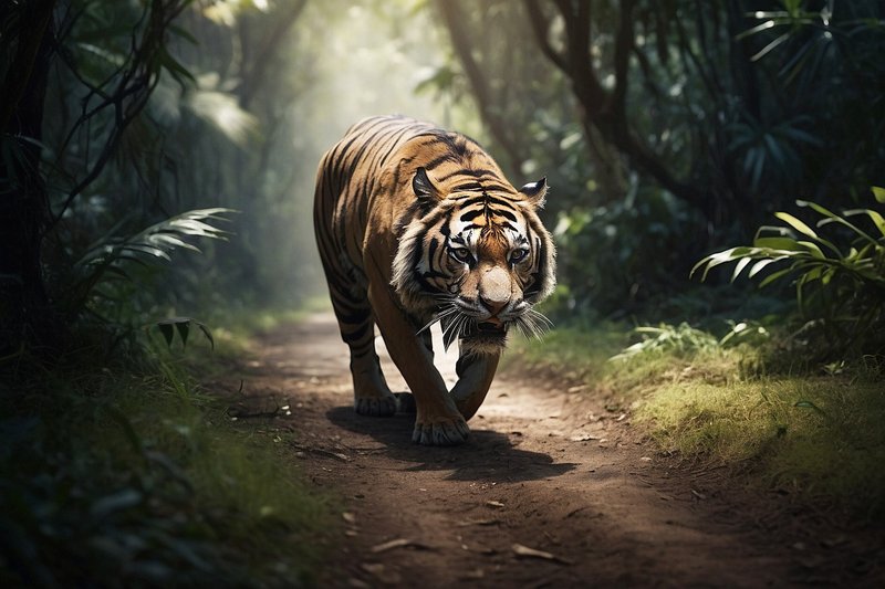 虎（トラ）,フリー写真(3枚),動物,AI画像生成,無料（フリー素材,フリー画像）02