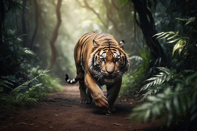 虎（トラ）,フリー写真(3枚),動物,AI画像生成,無料（フリー素材,フリー画像）03