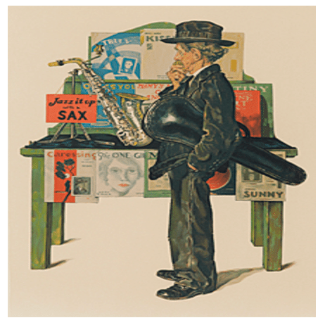 ノーマン・ロックウェル Norman ROCKWELL】 版画 / リトグラフ