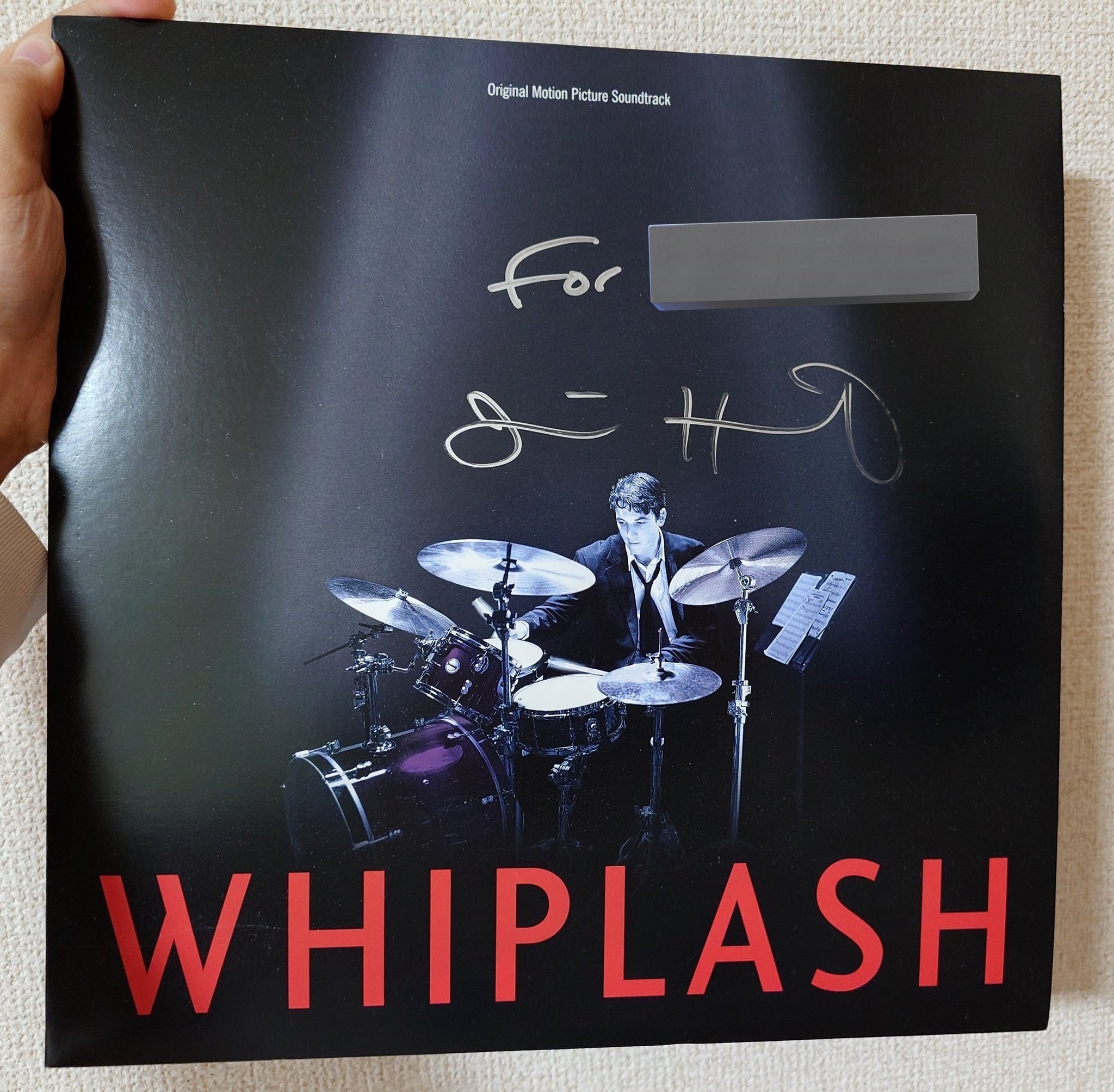 サイン入りセッションサウンドトラックレコード ジャスティン