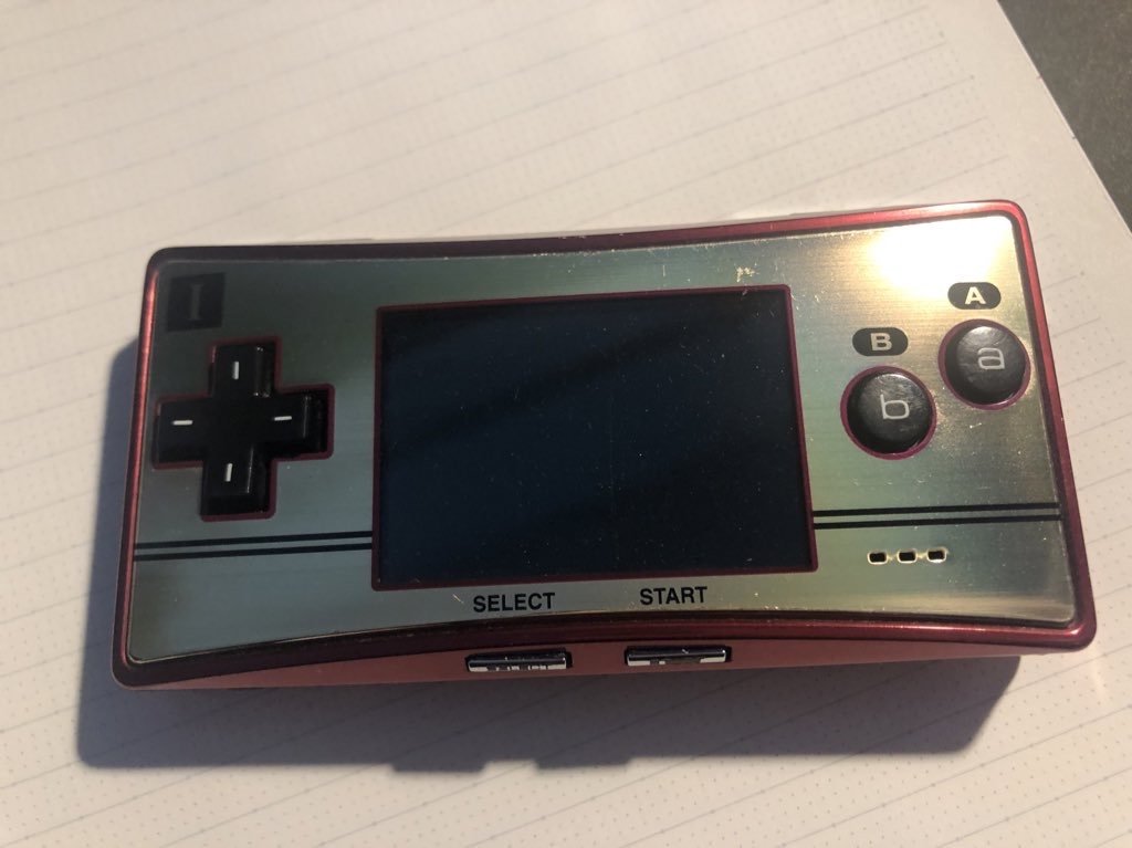 レトロゲーム)ゲームボーイミクロ[ファミコンカラー]を買いまし