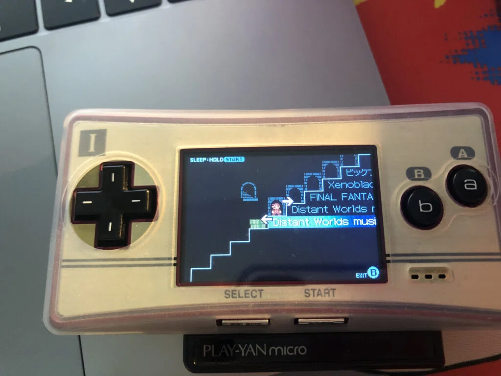 Play-yanでゲームボーイミクロをゲーム音楽専用ミュージックプレイヤー
