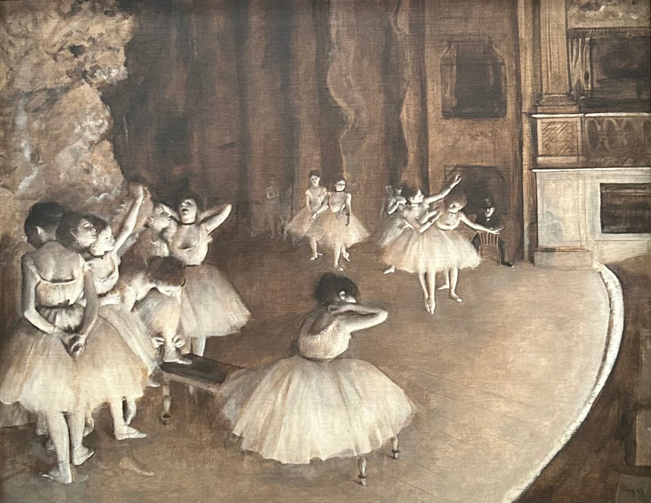 Musée d'Orsay for Kids (89) Did Degas erase a painting like a