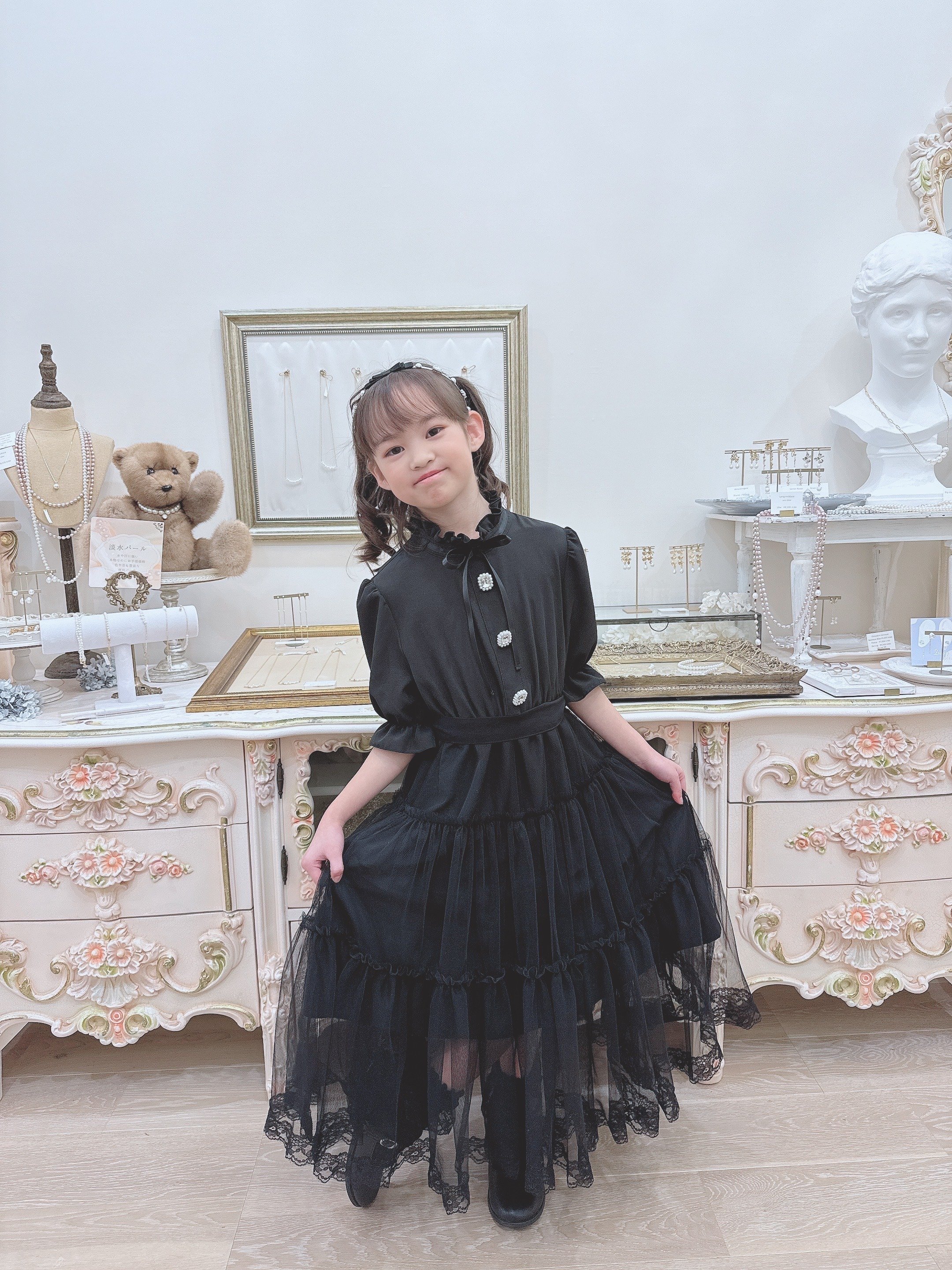 眞白ありすちゃん×MARSコラボアイテム ポンポンリボン付きロングコート 初♡MARSコラボ！商品ラインナップ | 眞白ありす