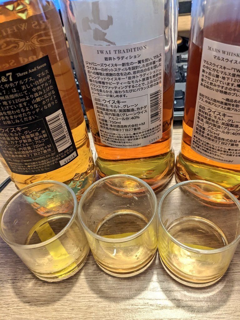 マルスの安ウイスキーをガチ飲み比べ｜moconote