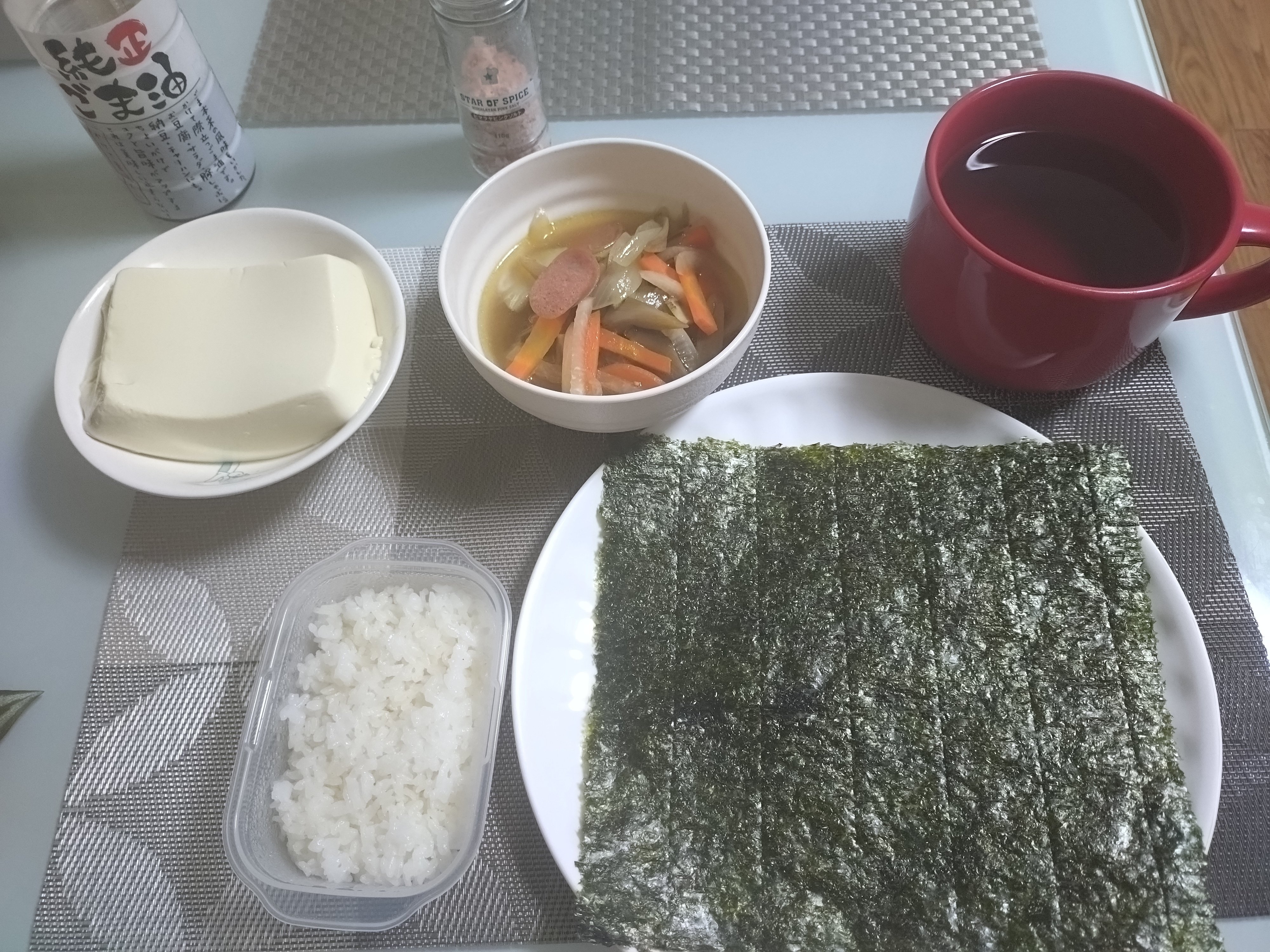 何も作りたくない日の夜ごはん｜よ～こ