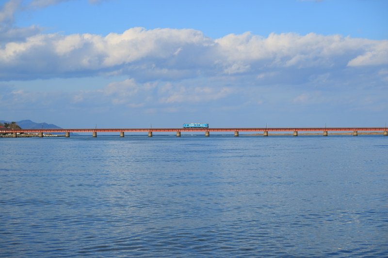 丹鉄の由良鉄橋は撮影スポットとして有名になりました。