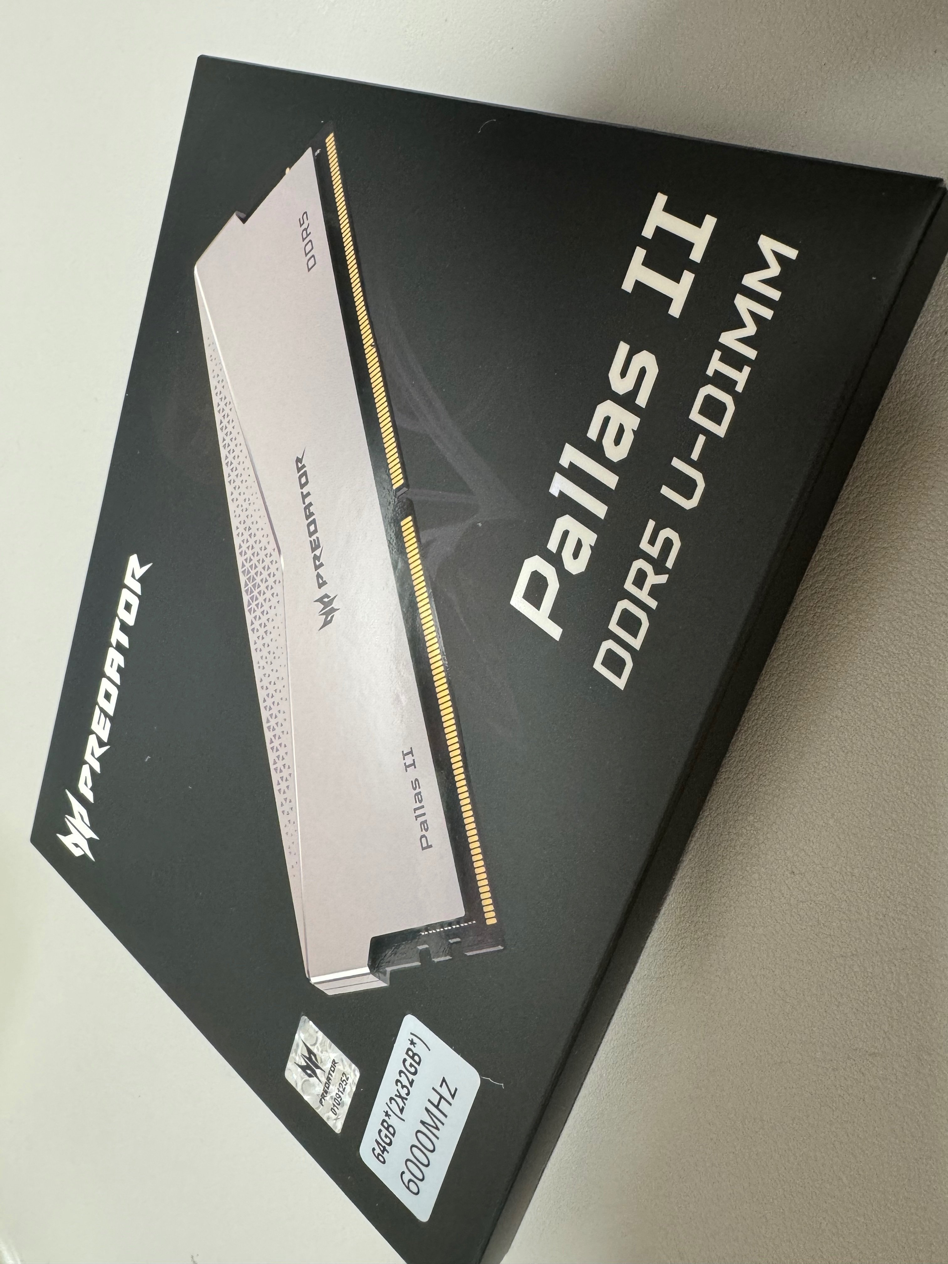 Acer Predator Pallas II DDR5-6000MHz|eiri Acer Predator Pallas II DDR5-6000MHz|eiri
