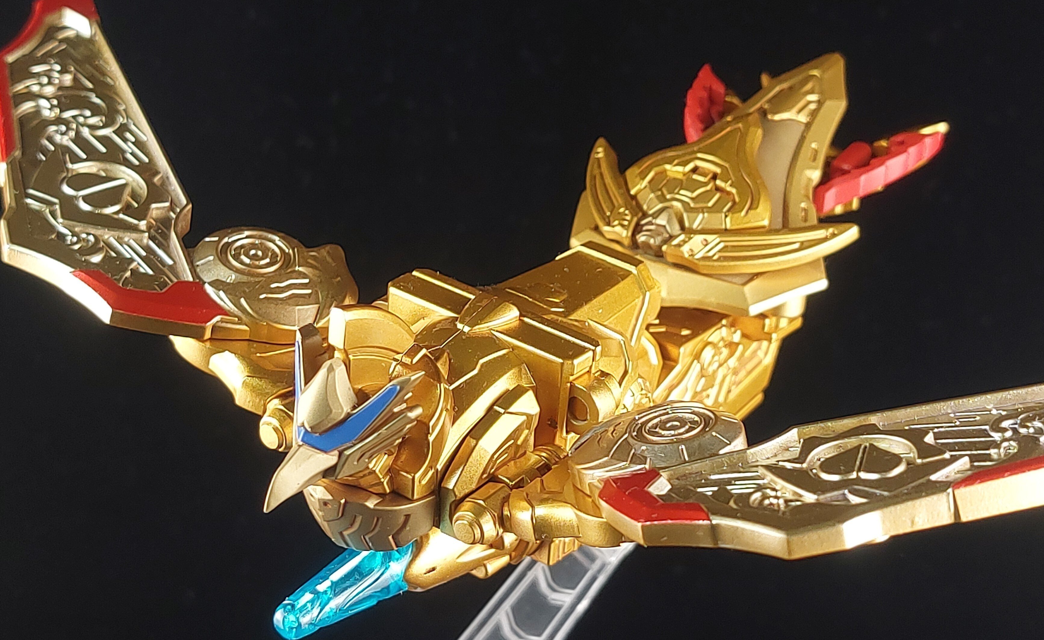 ミニプラ トラドラゴンジン＆オミコシフェニックス 完成版 ゴールドン