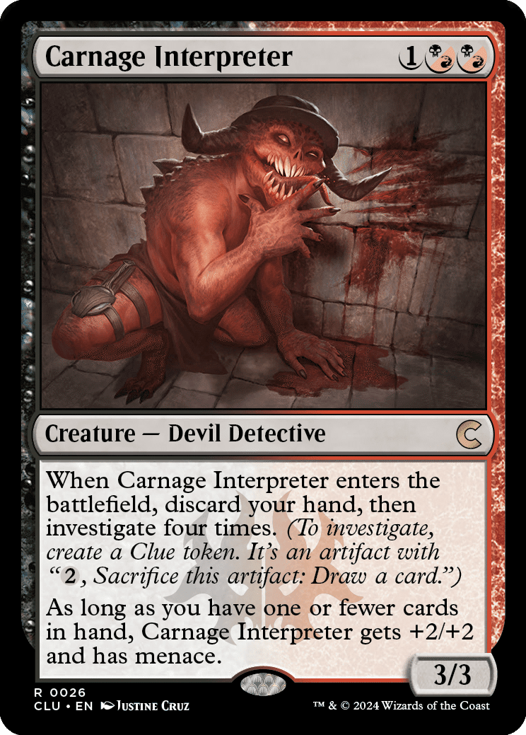 暴動の長、ラクドス/Rakdos, Lord of Riots》カルロフ邸殺人事件