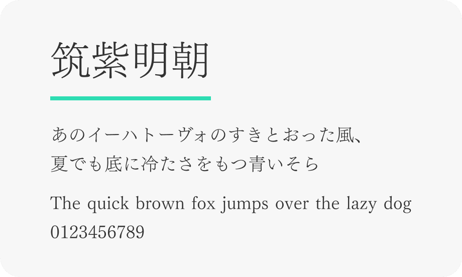 Webサイトでよく見る明朝体を比べてみよう｜canda