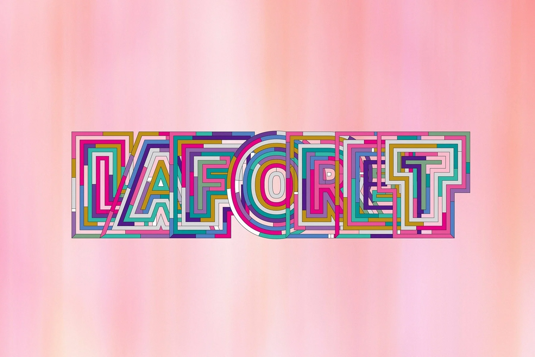 DESIGN : Laforet HARAJUKU , ASIA 、文字を図形にした新表現｜#OUWN 公式