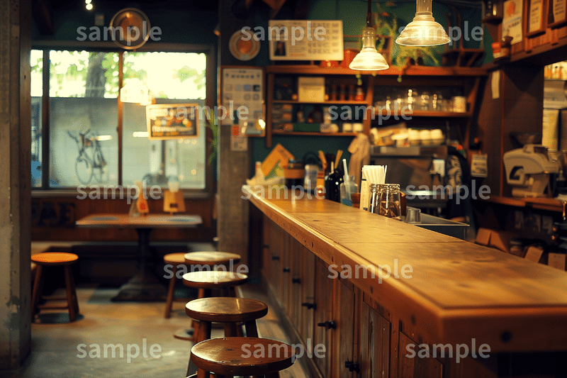 【和カフェ】「オシャレなお店のインテリア」フリー素材5枚セット｜インテリア・喫茶店・リノベーション・ホームページのイメージ画像に｜FREE