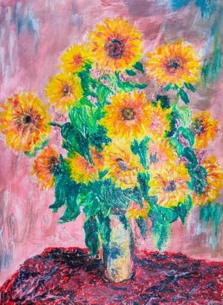 ひまわり 絵画 モネ キャンバス プリントアート クロード・モネ