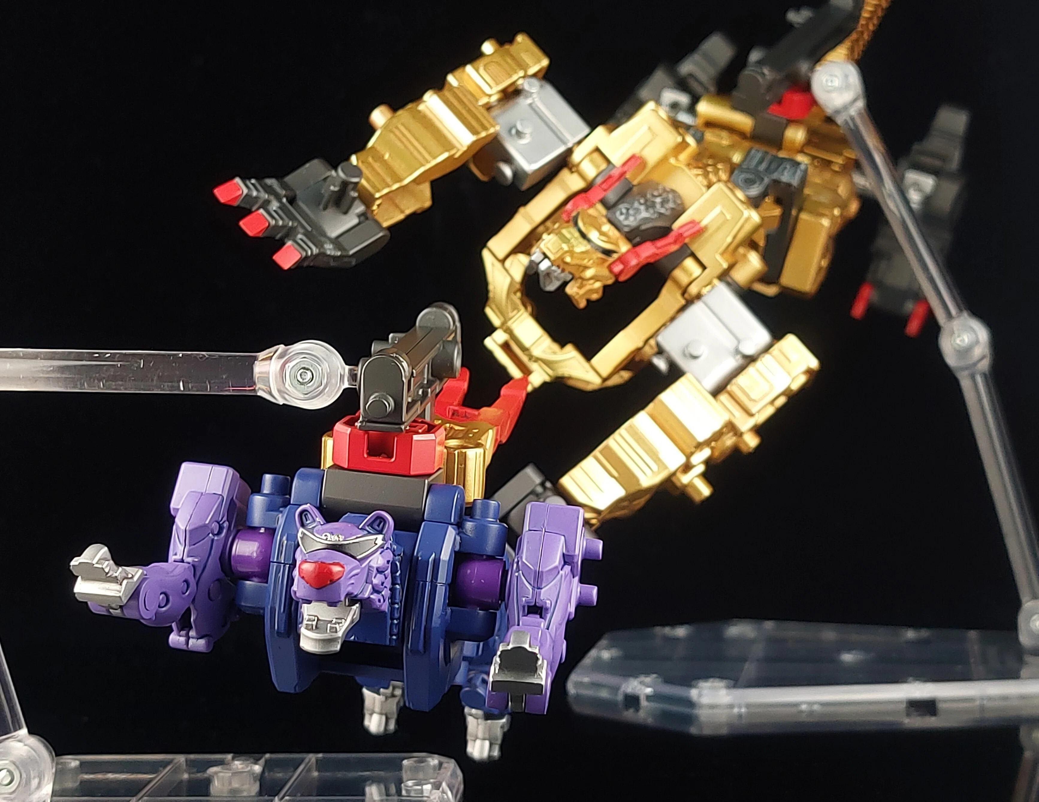 ミニプラ トラドラゴンジン＆オミコシフェニックス 完成版 トラ