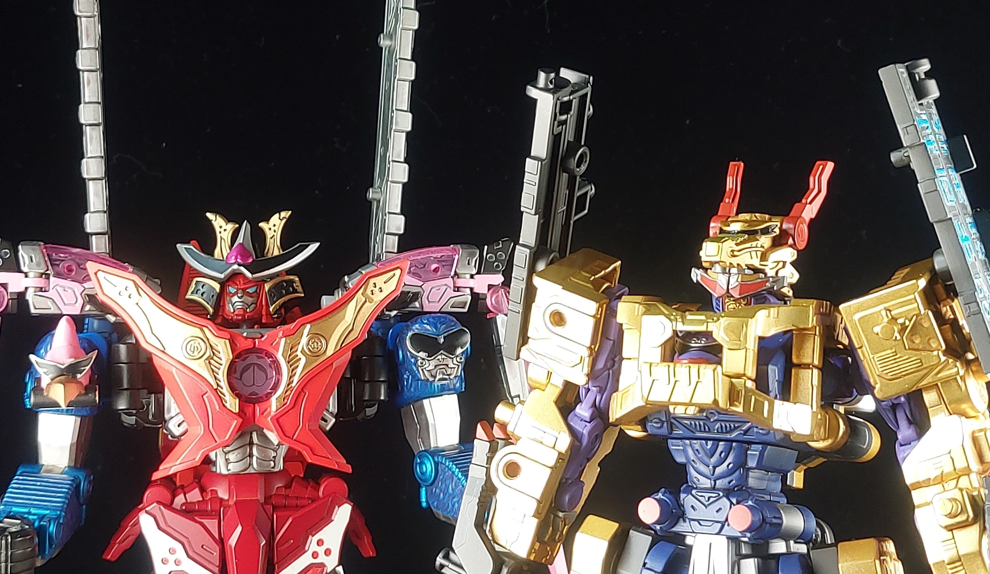 ミニプラ トラドラゴンジン＆オミコシフェニックス 完成版 トラ