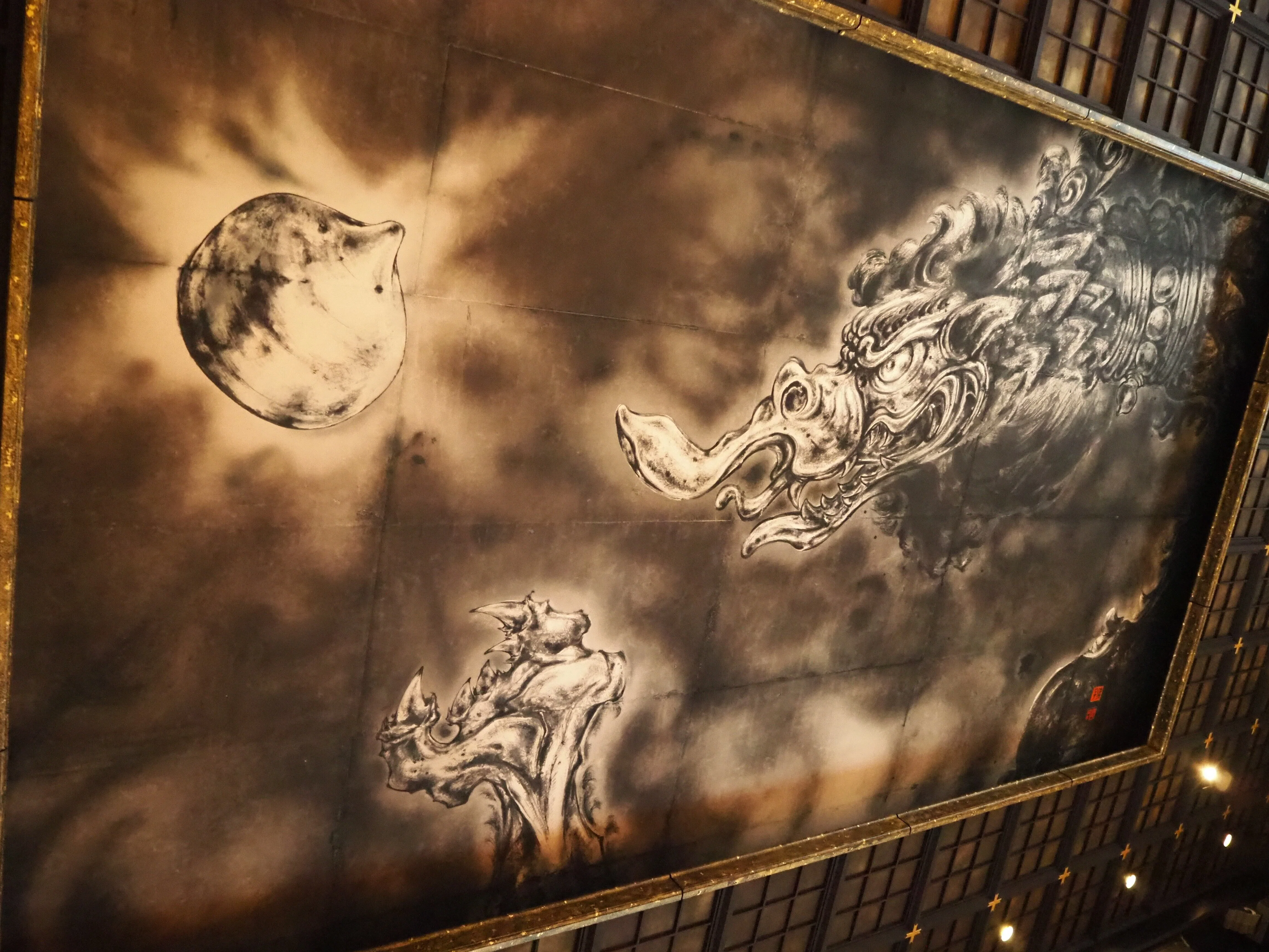 神奈川龍めぐり～寺社の天井画（雲龍図）｜神奈川探龍倶楽部