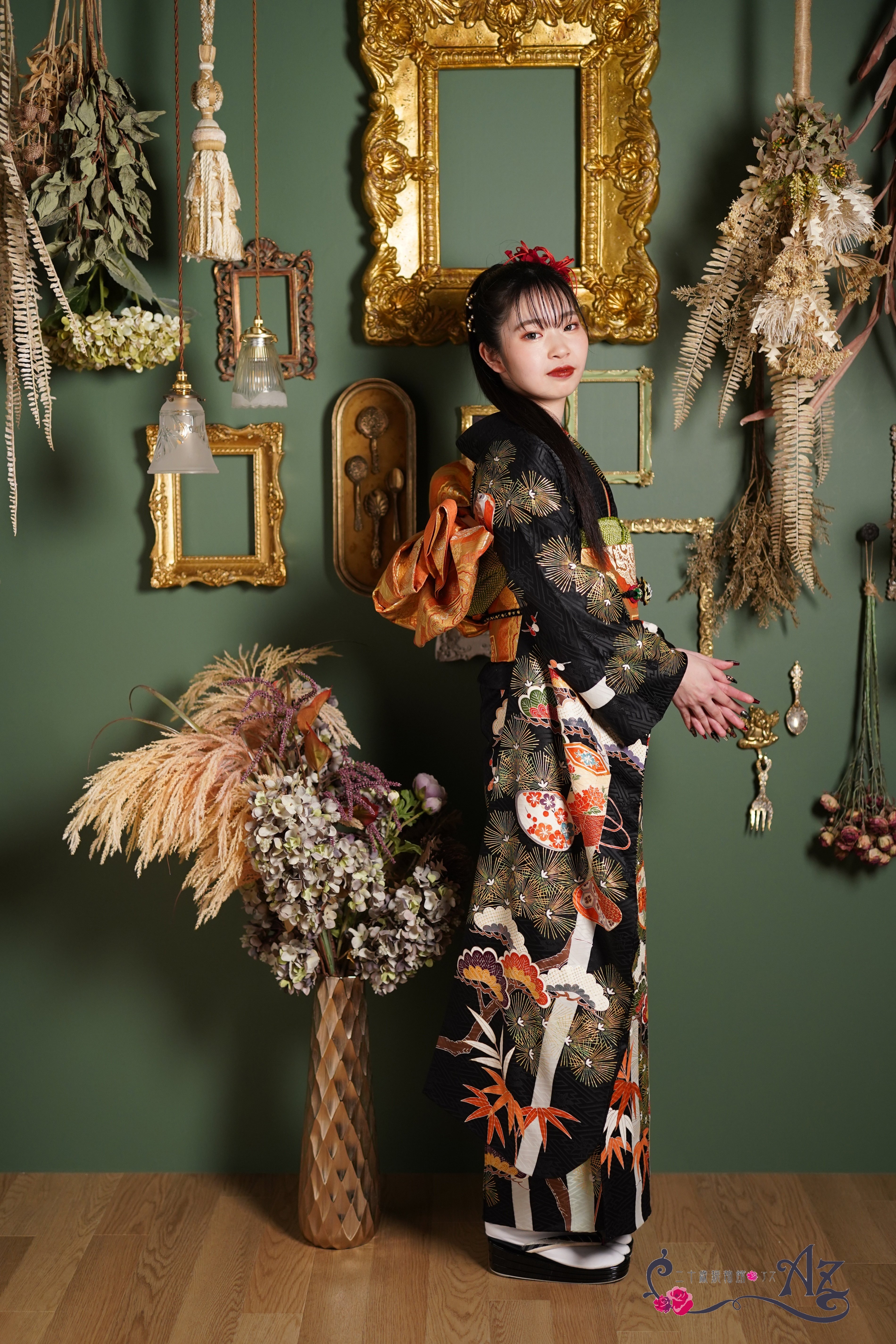 花魁撮影💜｜二十歳振袖館Az ひたちなか本店