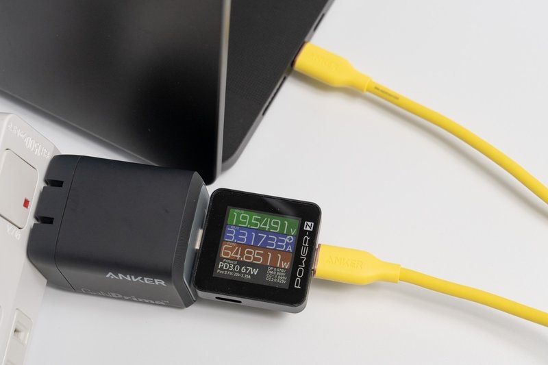 Anker Prime Wall Charger (67W, 3 ports, GaN)でM3 Max MacBook Pro 16インチを充電