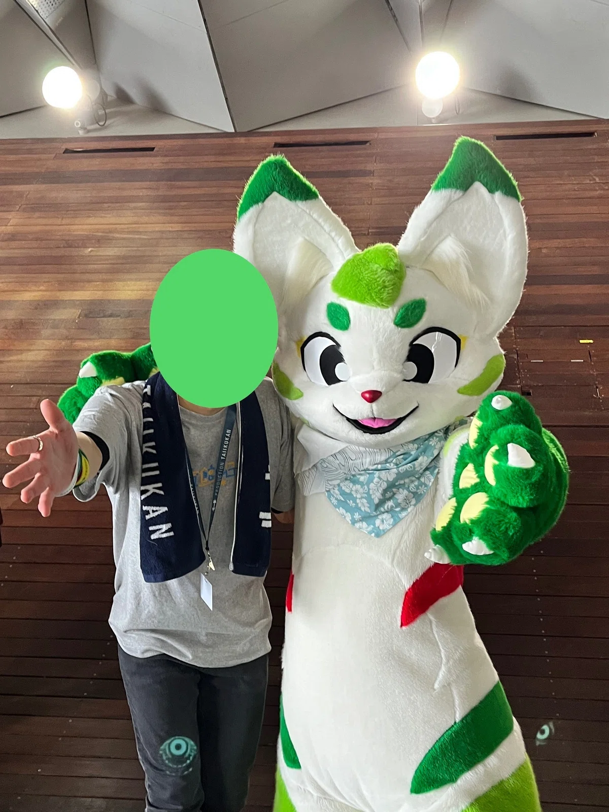 体育館の日2備忘録。大好きなサークルの着ぐるみイベントを体験して プロダクション体育館 体育館の日 アクキー アクリルキーホルダー りっかいくう