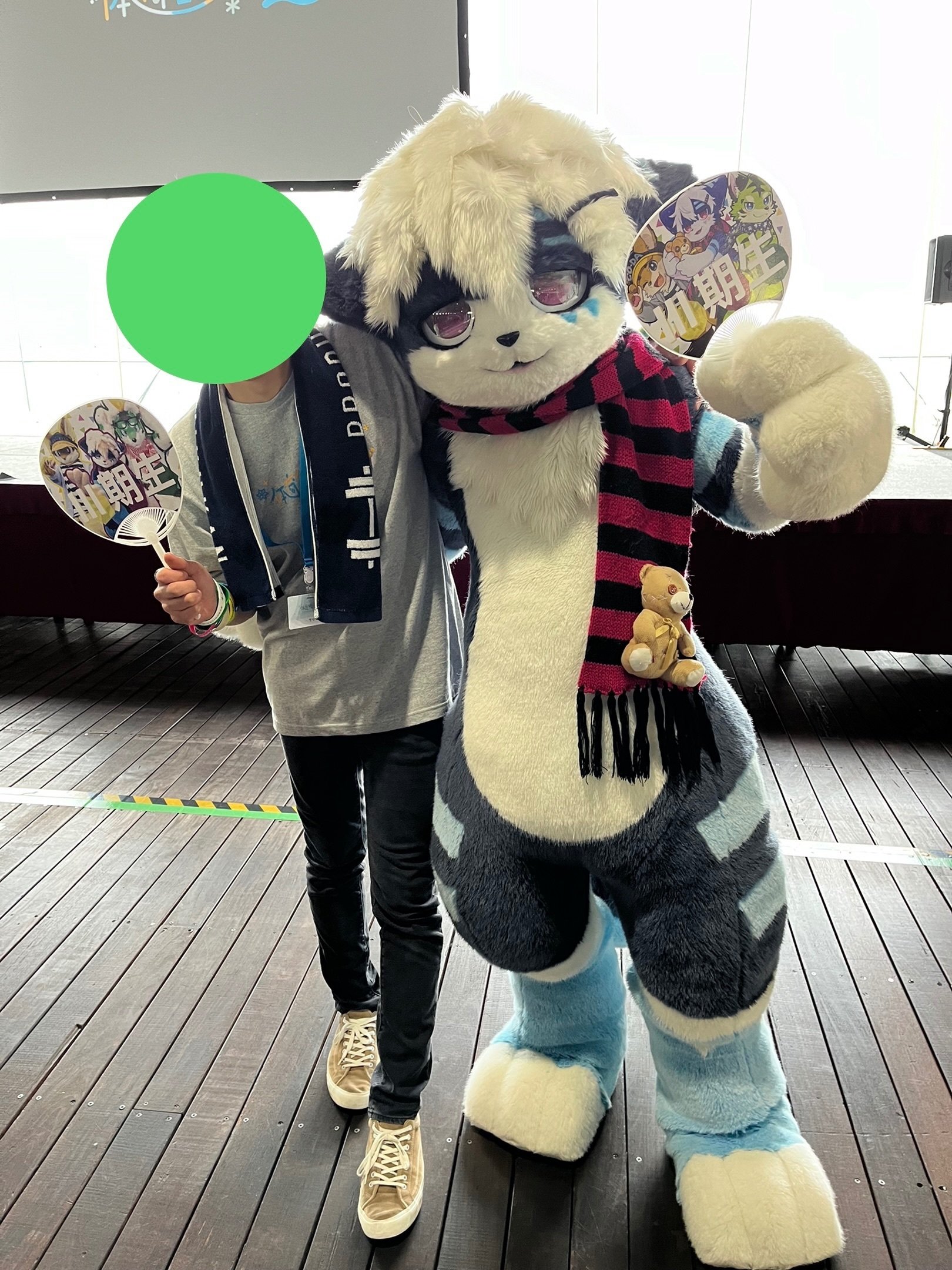 体育館の日2備忘録。大好きなサークルの着ぐるみイベントを体験して