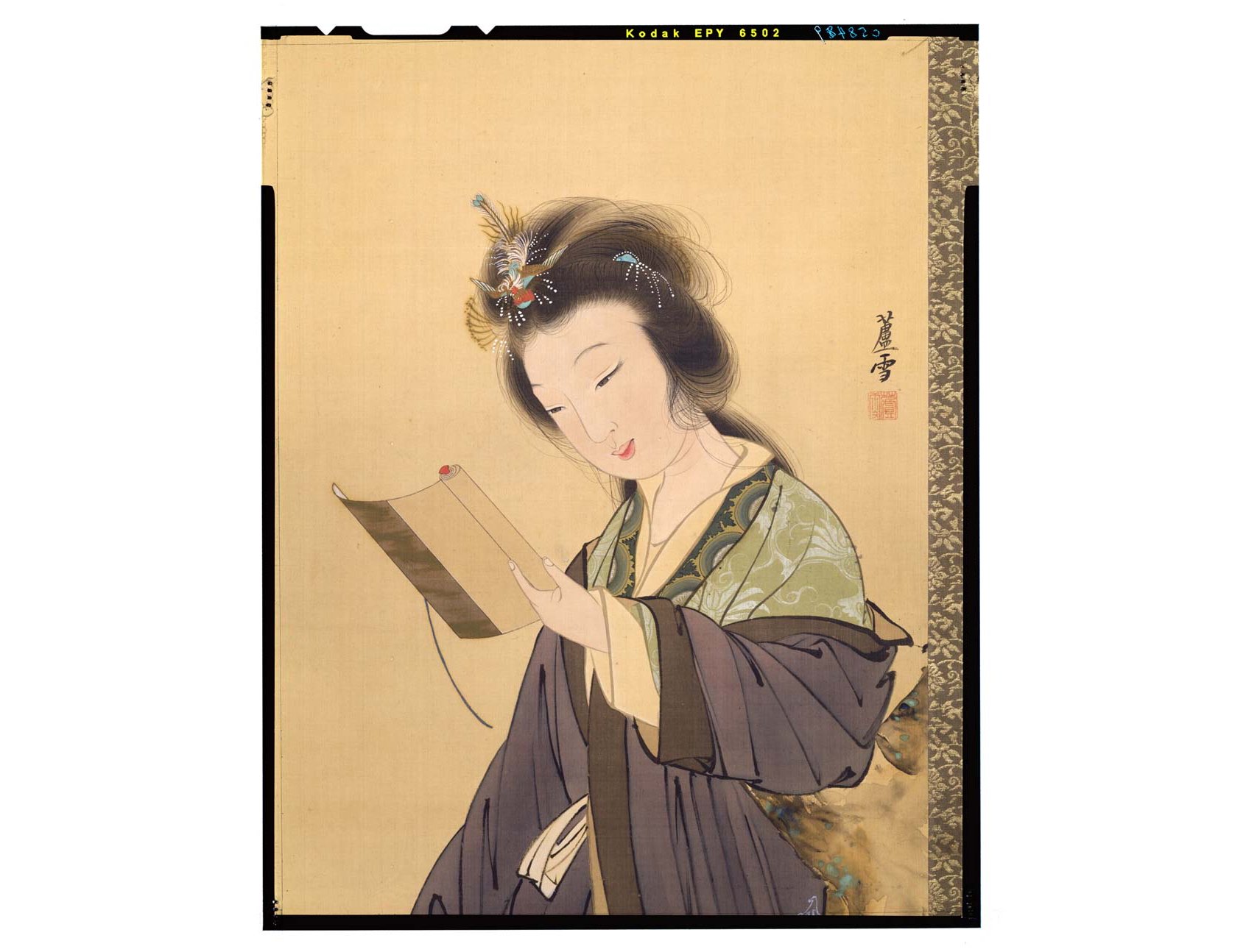 長沢芦雪と浮世絵師・鈴木春信が描いた“美人画”……@東京国立博物館