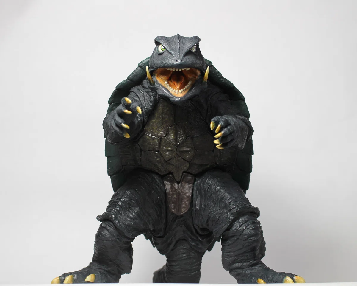 すごいガメラのソフビ ファルシオンガメラの制作記録｜アシム