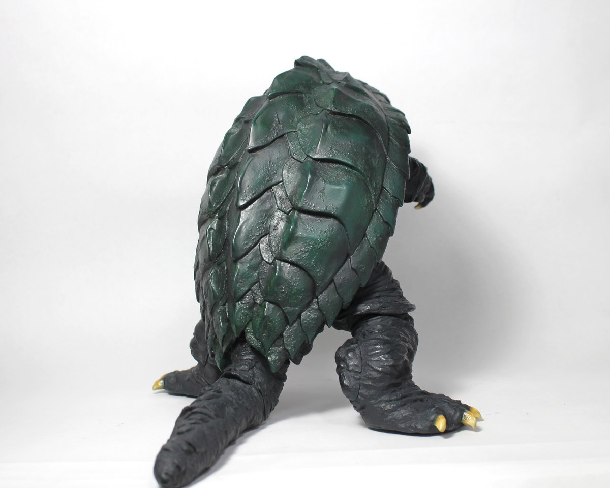 すごいガメラのソフビ ファルシオンガメラの制作記録｜アシム 