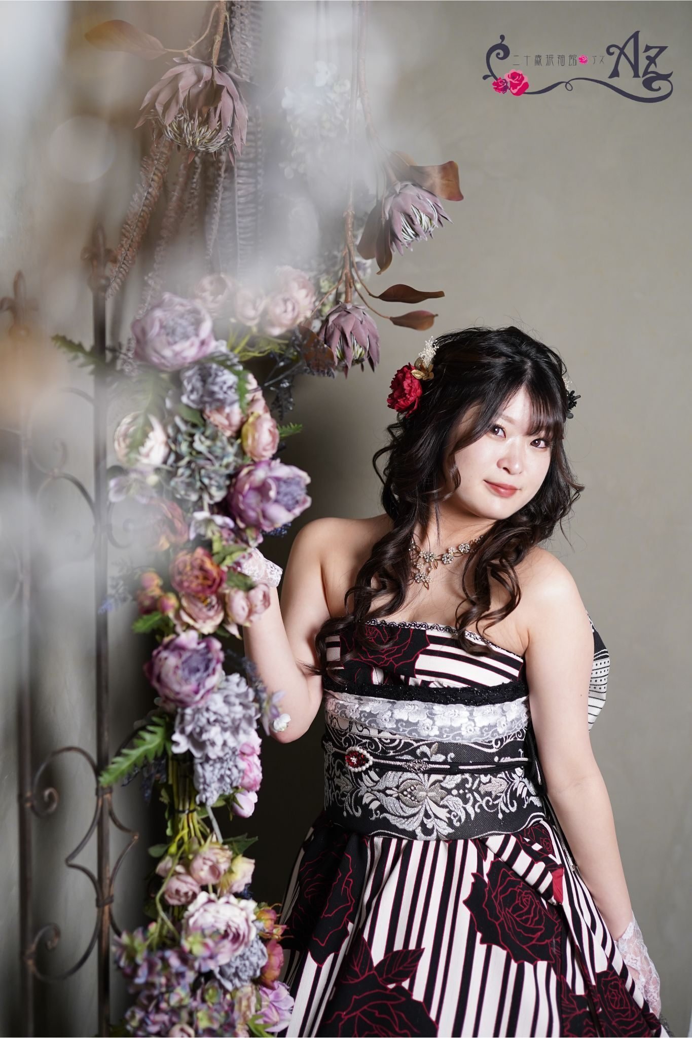 着物ドレス💜🩷｜二十歳振袖館Az ひたちなか本店