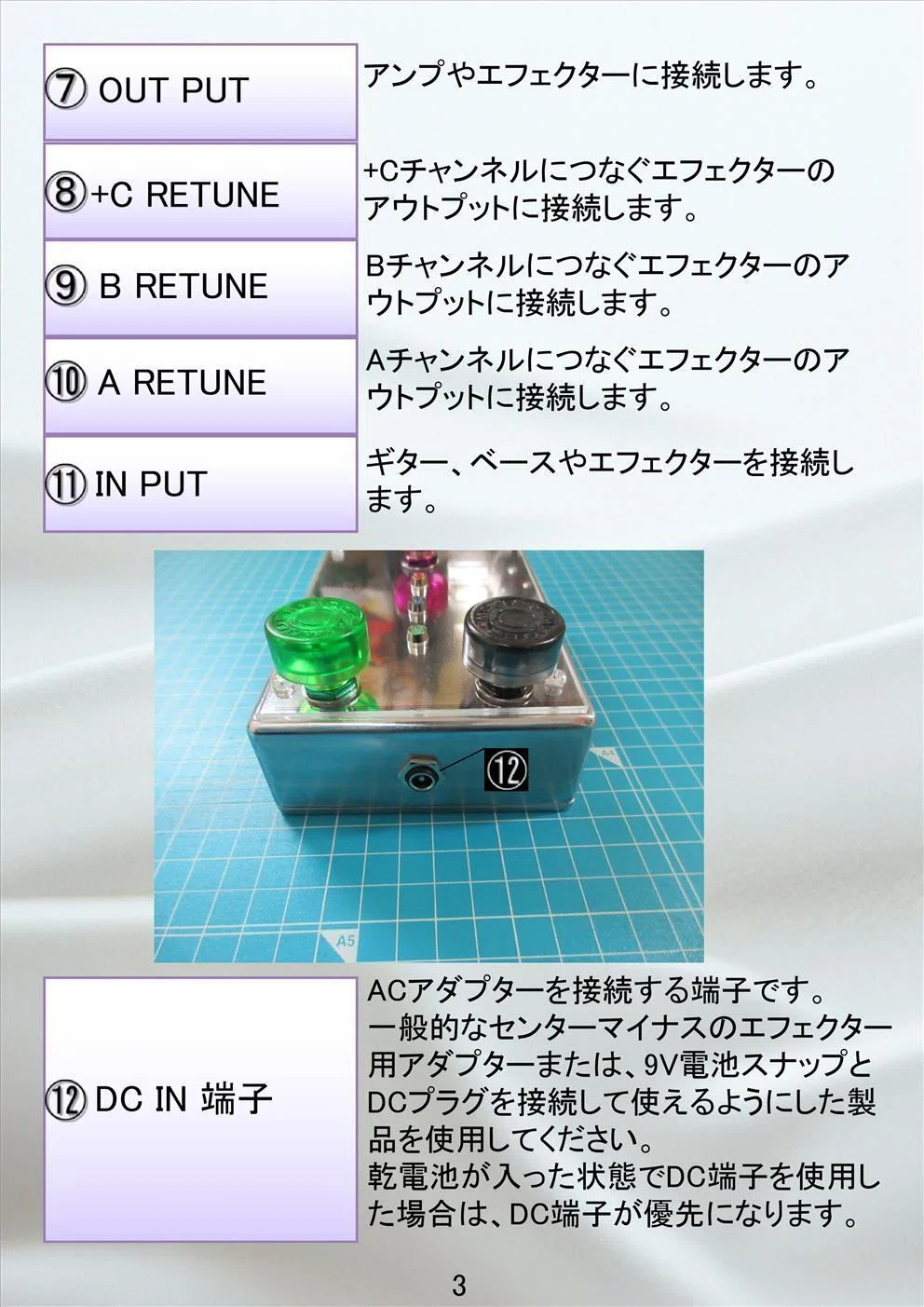 ハンドメイドABループセレクター AB+C SWITCH