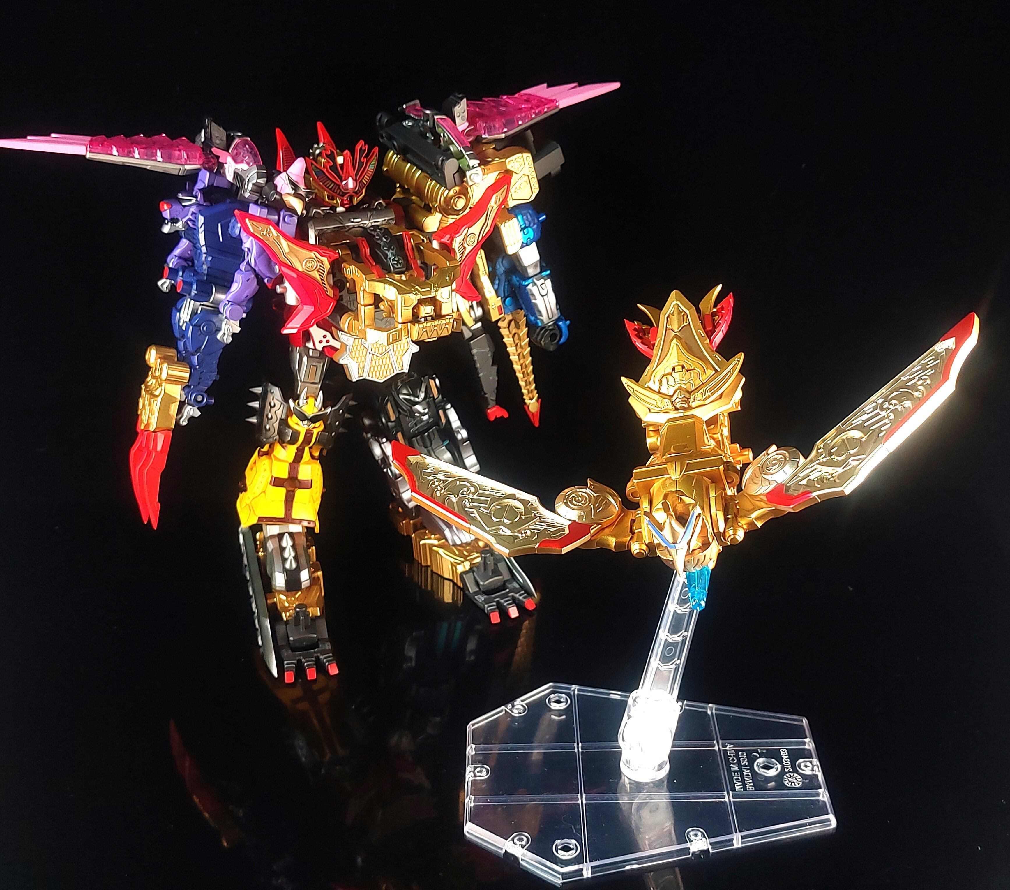 ミニプラ トラドラゴンジン＆オミコシフェニックス 完成版 トラ