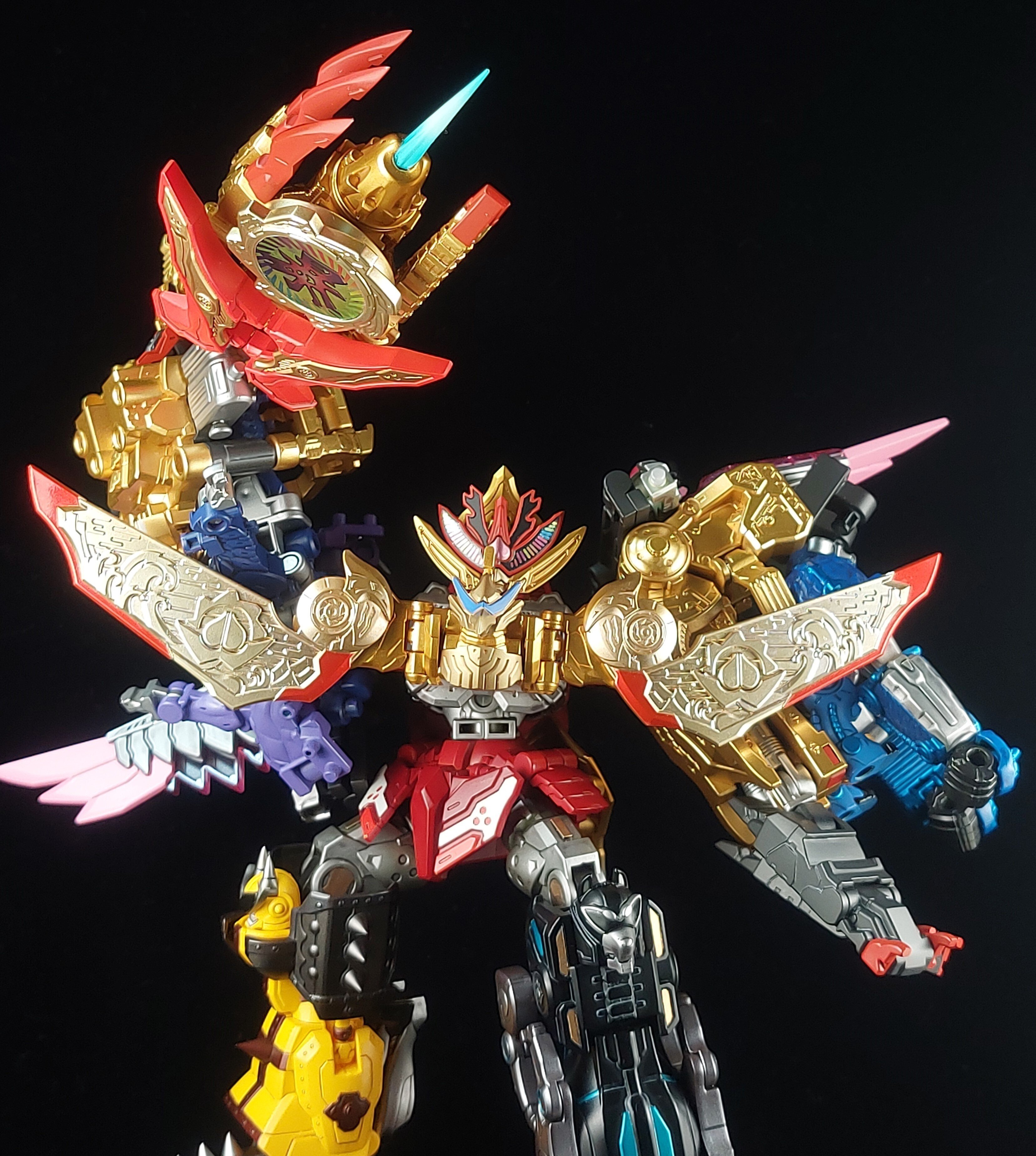 ミニプラ　トラドラオニタイジン極　塗装完成品 ミニプラ 暴太郎合体シリーズPB トラドラオニタイジン極 お祭り