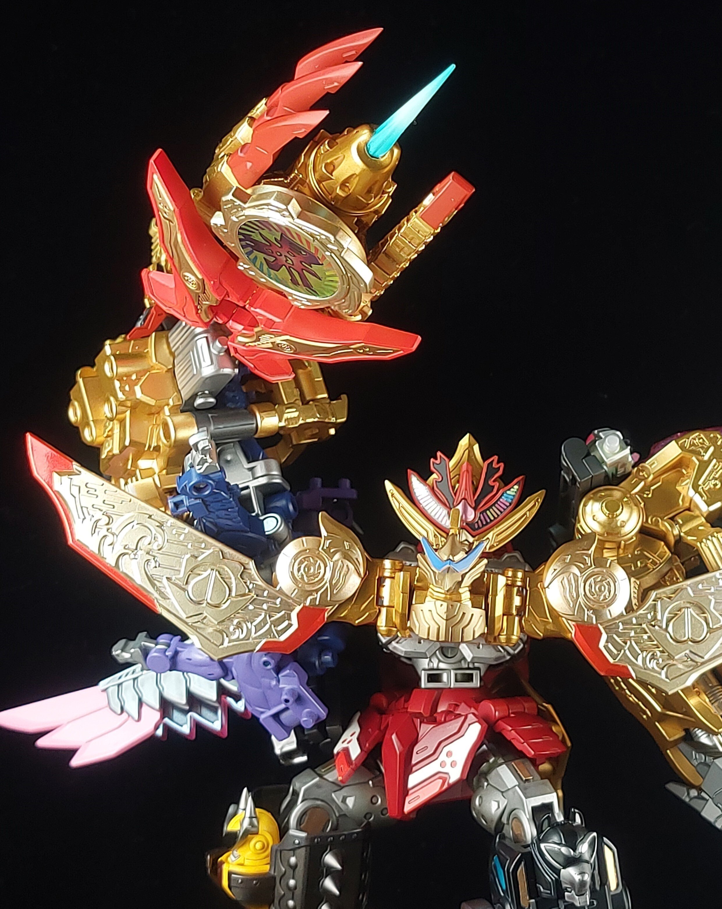 ミニプラ トラドラゴンジン＆オミコシフェニックス 完成版 トラ