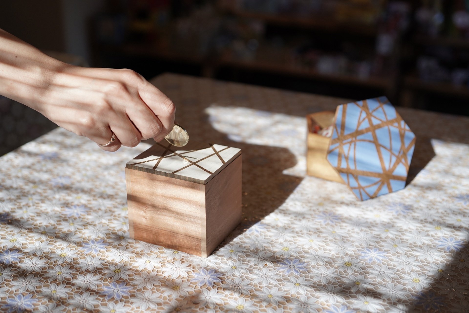 受付終了【期間限定】六角小箱・四角貯金箱づくり｜駿府の工房 匠宿