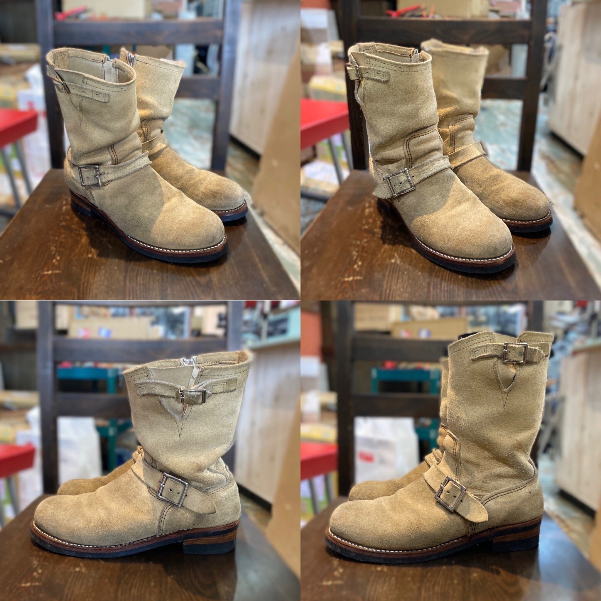 インステップストラップ下げ加工】Red Wing #8268 Suede インステップストラップ下げ加工】Red Wing #8268 Suede