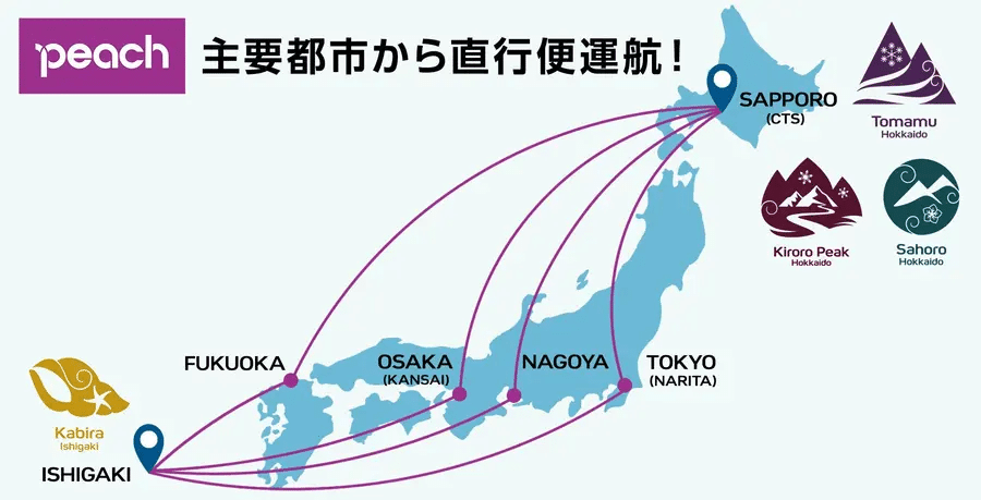福岡から石垣島まで格安で直行便でいけちゃう！って知ってますか？｜旅