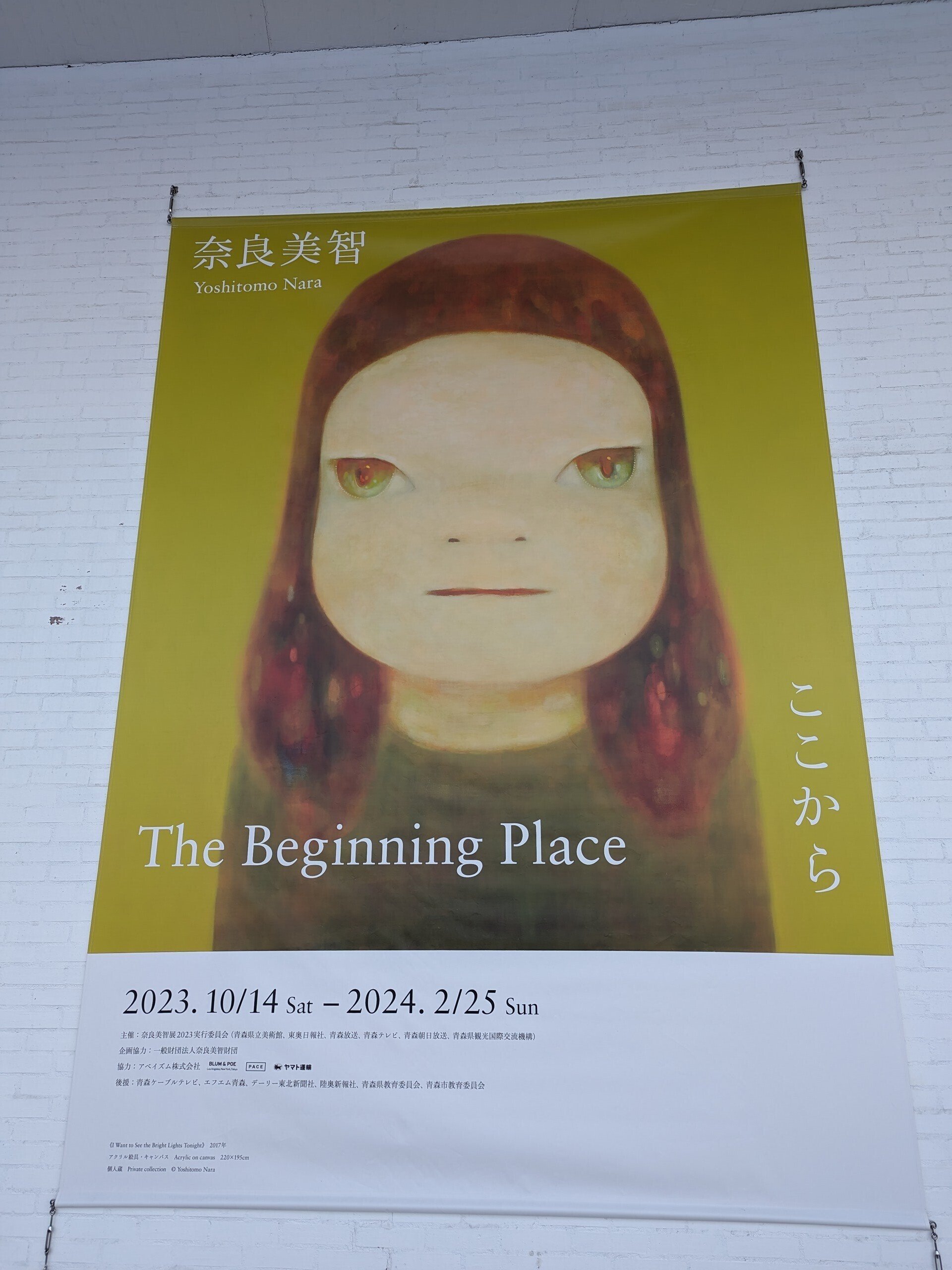 奈良美智展　青森美術館プレミアムチケット【使用済】 プレビュー】「奈良美智：The Beginning Place ここから」10月14