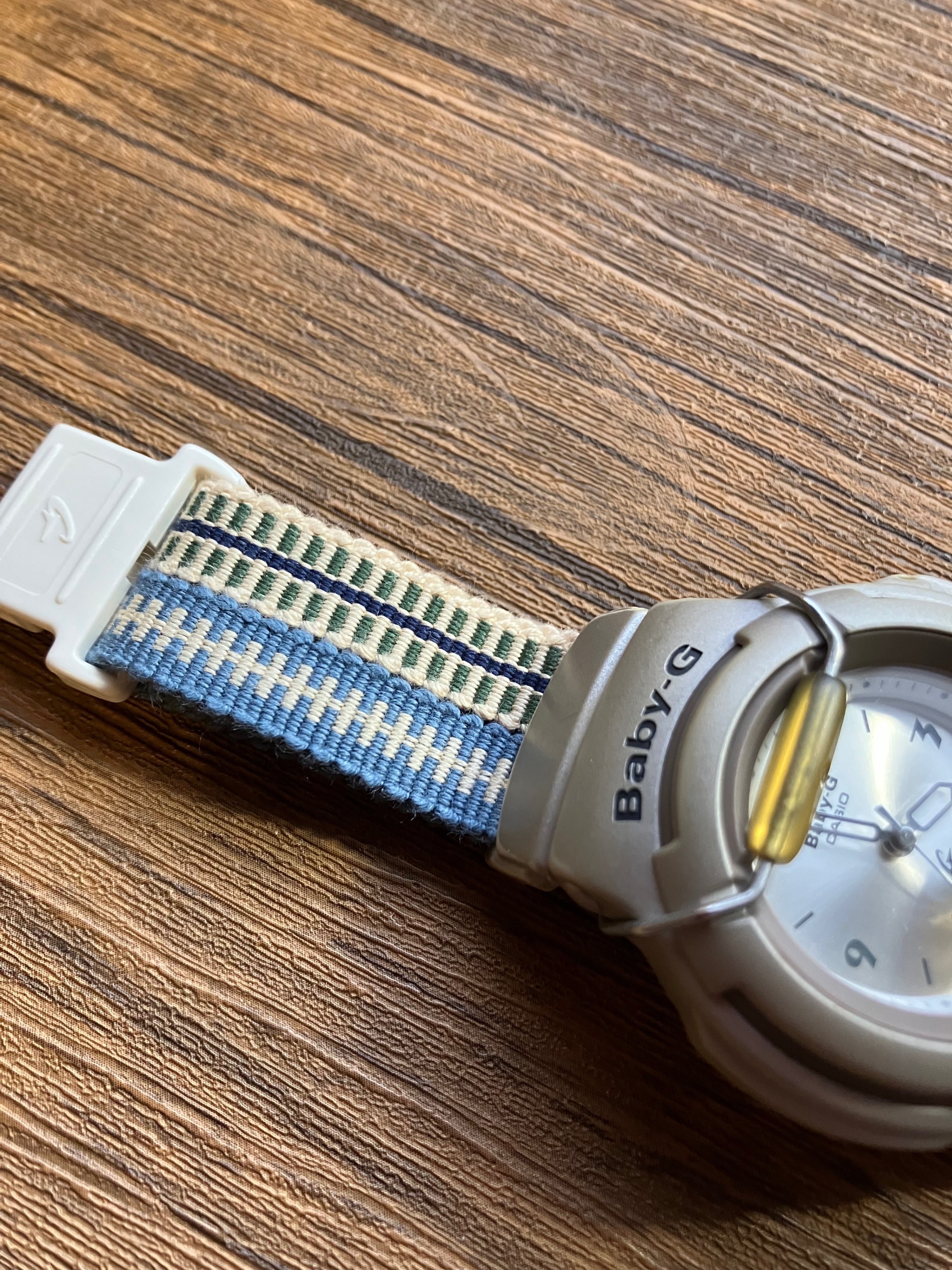 BABYーGの時計バンドを 真田紐で作ってみた #やってみた｜那珂