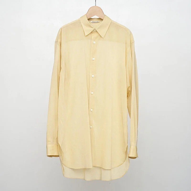 AURALEE オーラリー】HARD TWIST FINX ORGANDY SHIRT|THIRTY AURALEE オーラリー】HARD TWIST FINX ORGANDY SHIRT|THIRTY