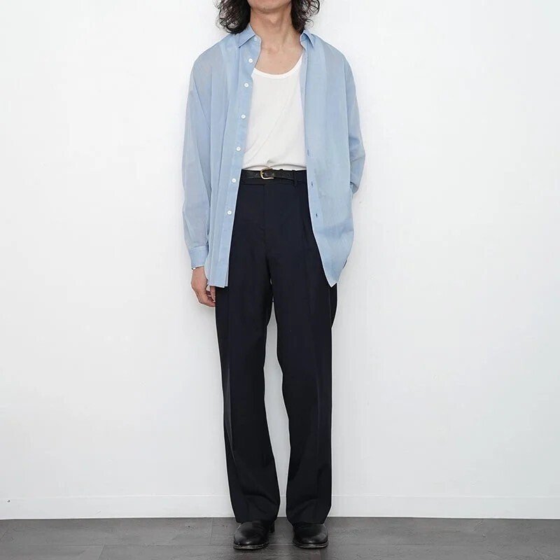 AURALEE オーラリー】HARD TWIST FINX ORGANDY SHIRT｜THIRTY