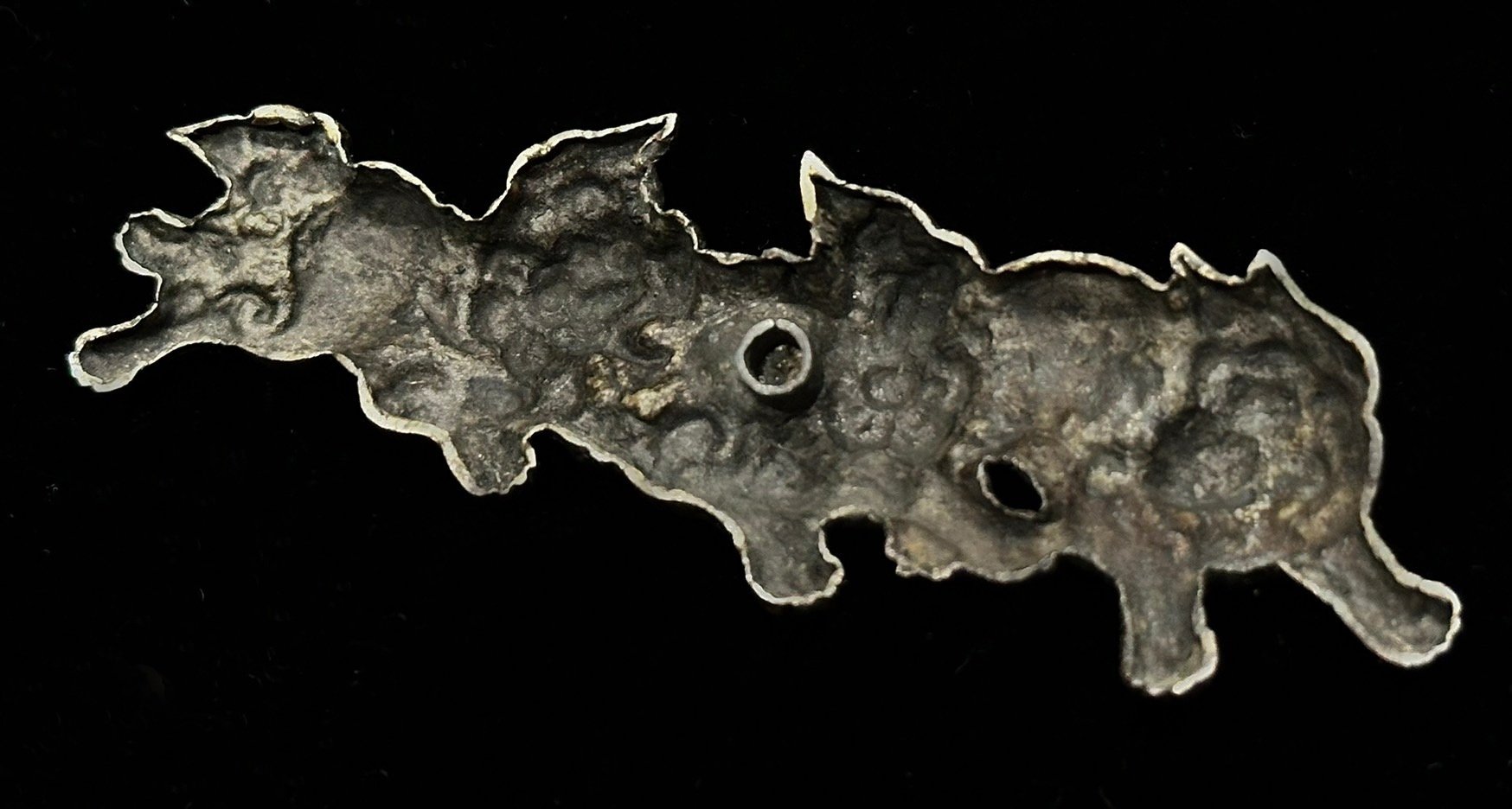 蝦夷目貫⑨ 蝦夷っぽい目貫（埋忠就一）｜刀箱師の日本刀ブログ 中村圭佑