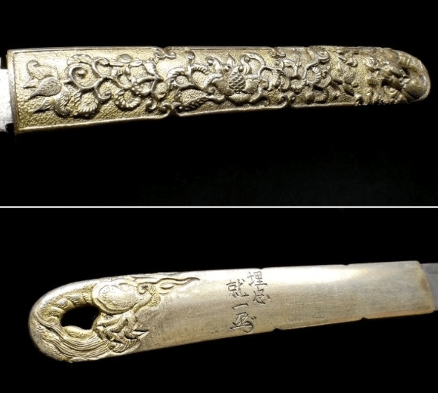 蝦夷目貫⑨ 蝦夷っぽい目貫（埋忠就一）｜刀箱師の日本刀ブログ 中村圭佑