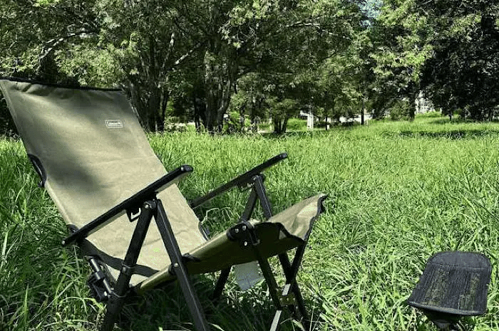Coleman Lay Chair 3段階リクライニングハイバックチェア グレー