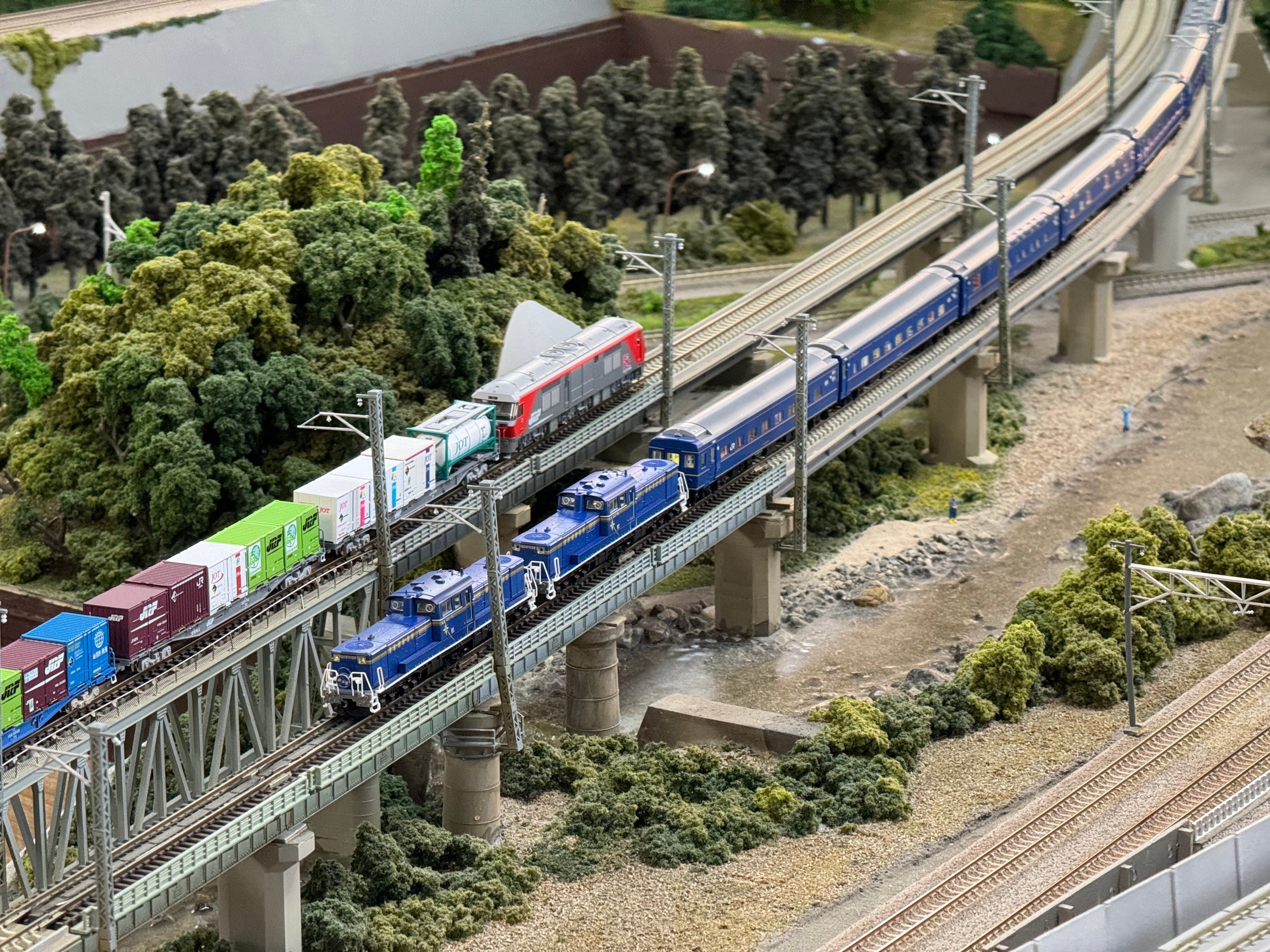 臨時北斗星上り最終列車（2015年8月22日札幌発・JR東日本編成）を組む